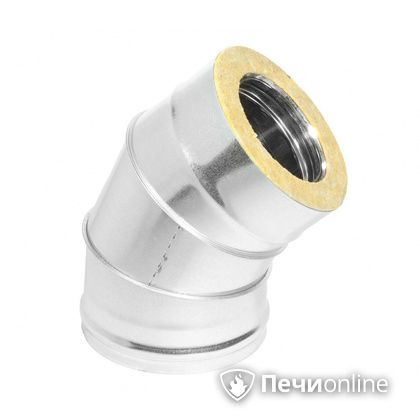 Колено 135° (45°) Теплов и Сухов Отвод Термо 45* ОТ-Р 430-0.5/оцинковка D200/260 в Муравленко