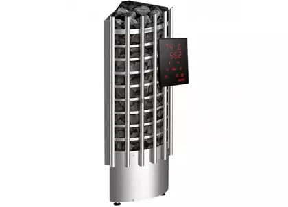 Электрокаменка для сауны Harvia Glow Corner TRC70XE c цифровой панелью управления в Муравленко