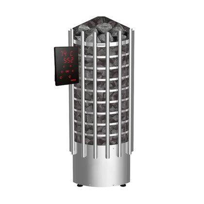 Электрокаменка для сауны Harvia Glow Corner TRC90XE c цифровой панелью управления в Муравленко