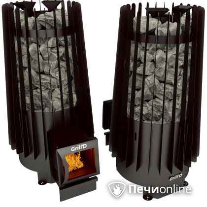 Дровяная банная печь GrillD Cometa Vega 180 long black в Муравленко