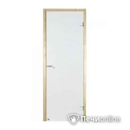 Дверь для бани Harvia Стеклянная дверь для сауны 7/19 коробка сосна сатин D71905М в Муравленко